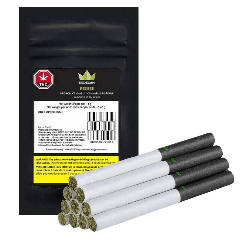 Redecan Redecan Redees Cold Creek Kush Prerolls 10x0.4g
