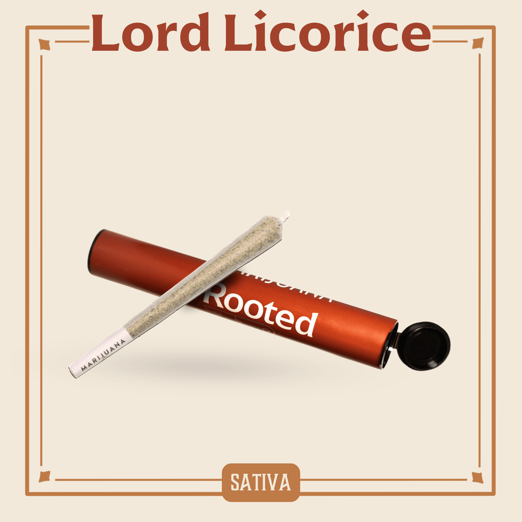 Rooted Lord Licorice Pre-Roll | 1g