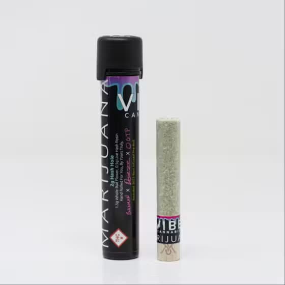 Vibe 2g Live Rosin Hash Hole - Gelato Blanco