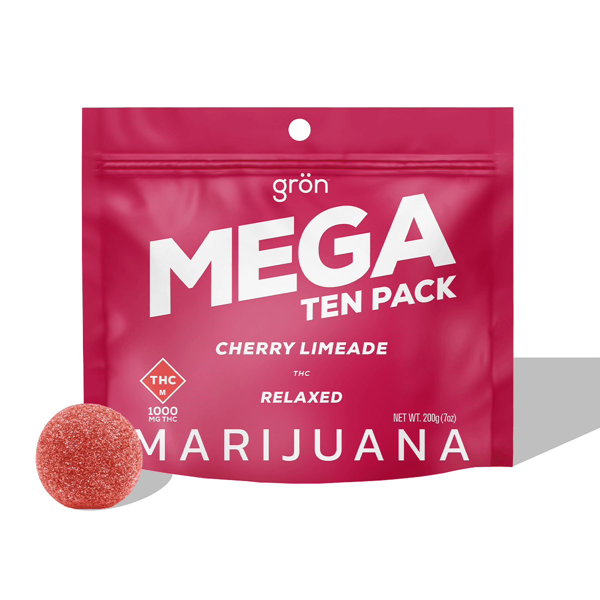 Grön Cherry Limeade | Mega Pearl Bag 1000mg