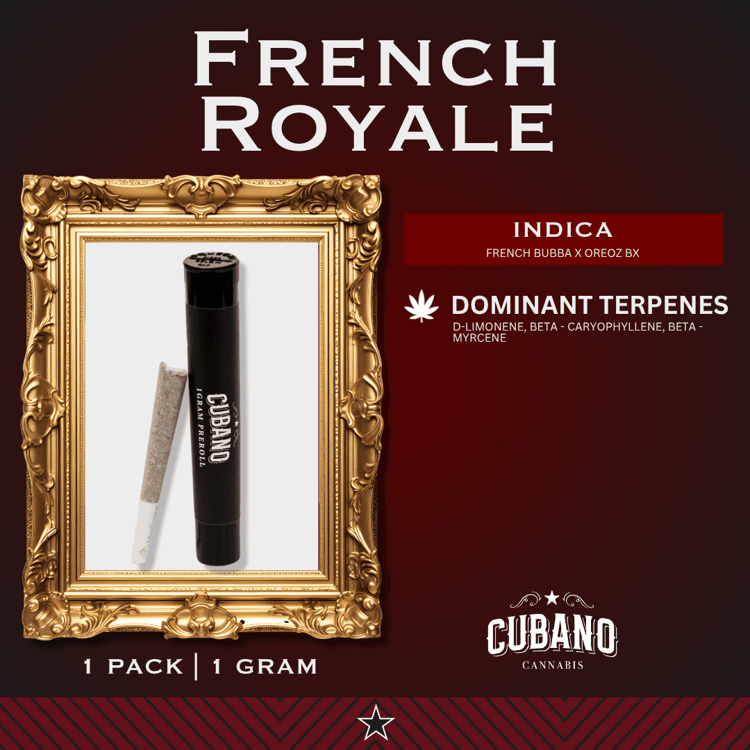 Cubano Cannabis French Royale | Pre-Roll (1ct)
