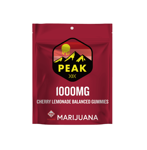 Dixie 1000mg Gummies | Peak Cherry Lemonade (Hybrid)
