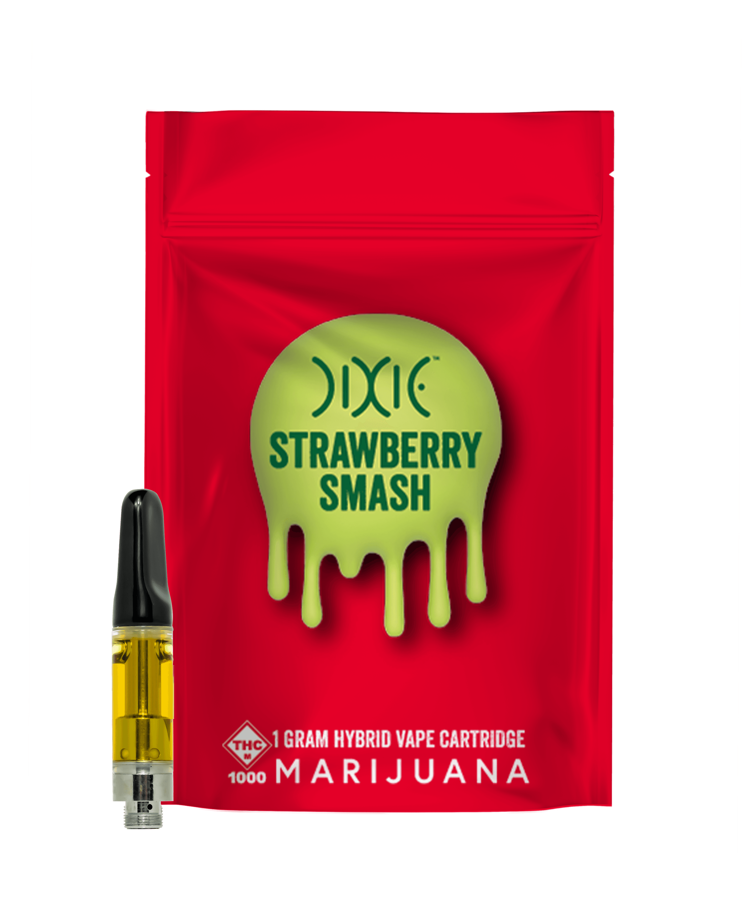 Dixie 1g Vape | Strawberry Smash (Hybrid)