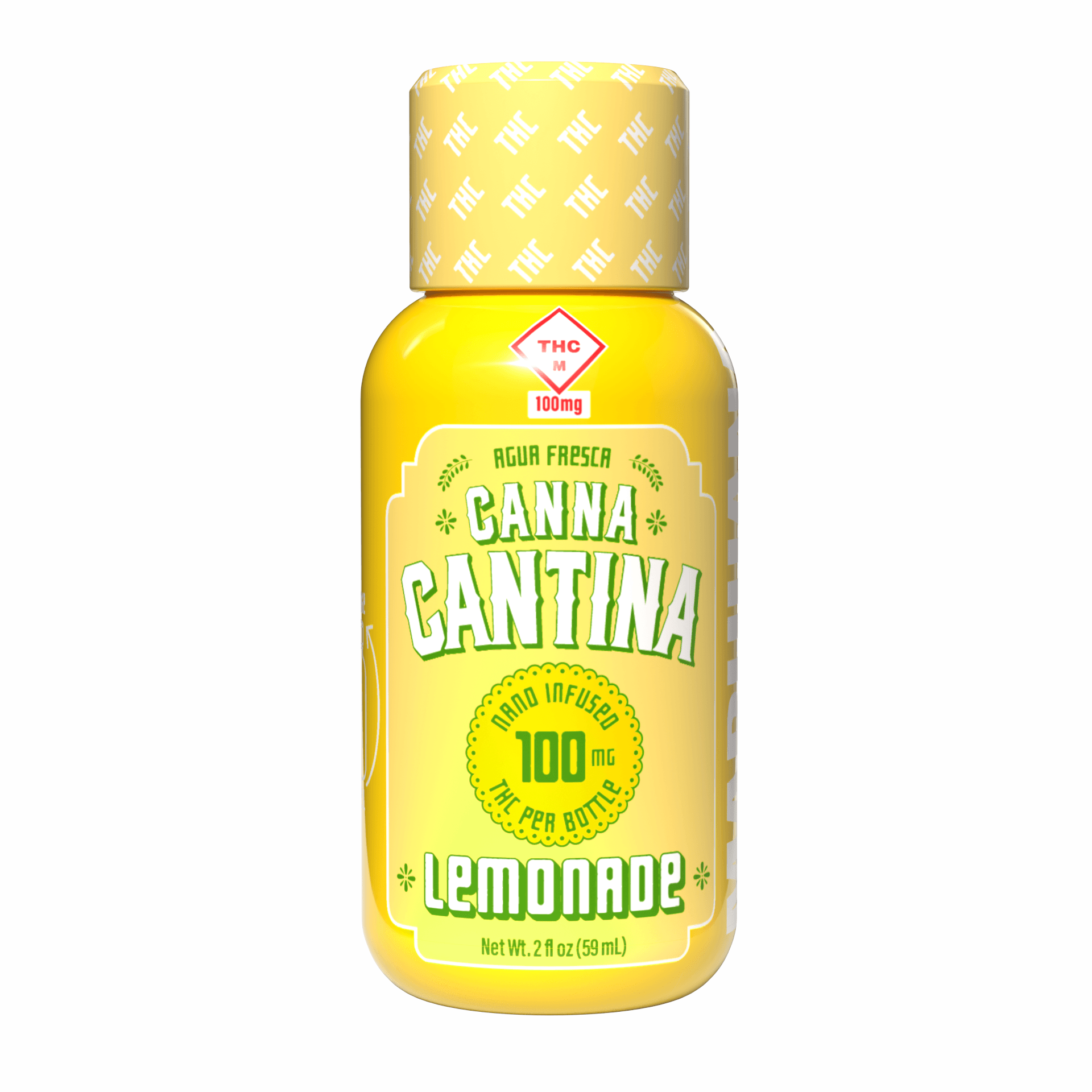 Canna Cantina 100mg Shot | Lemonade
