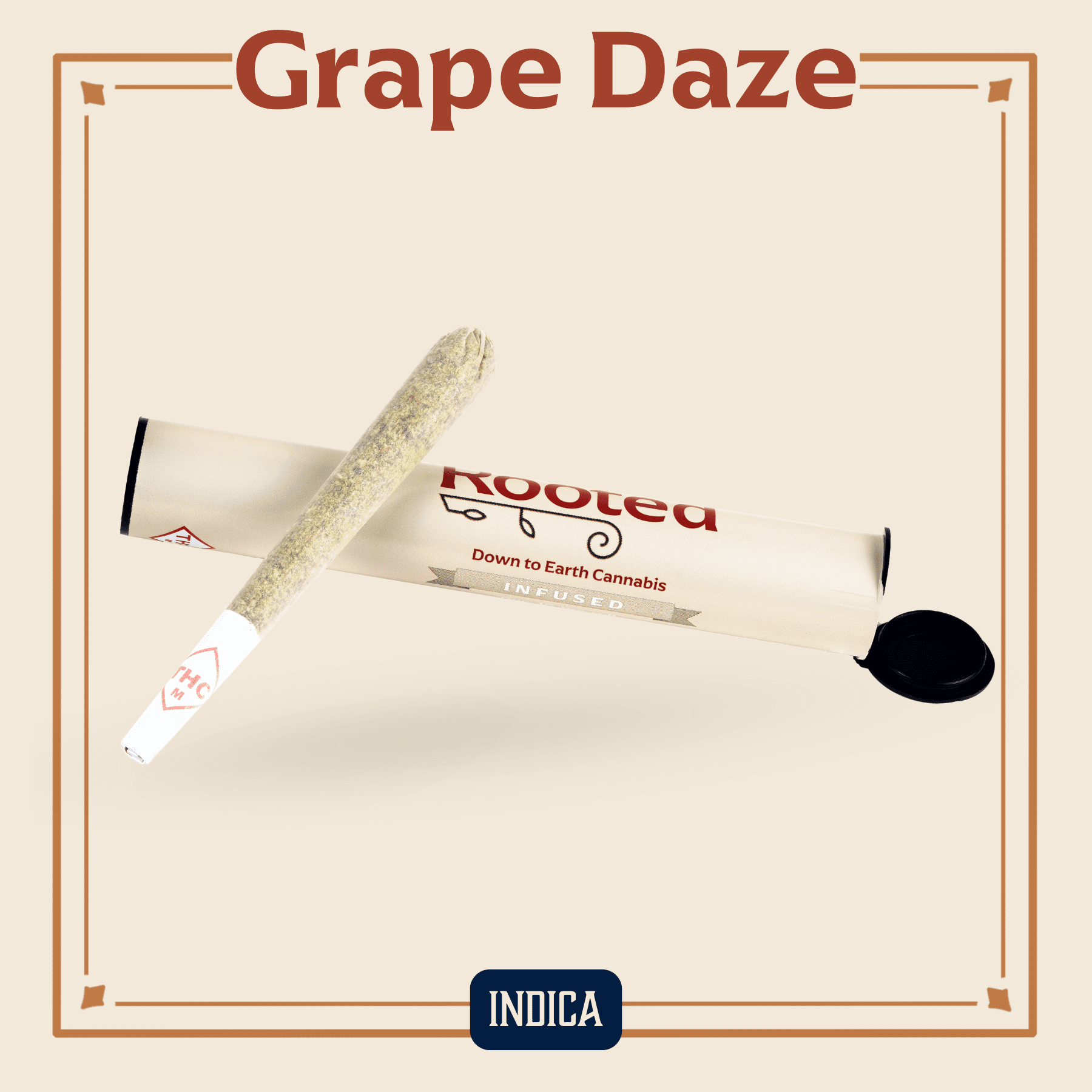 Rooted Grape Daze Infused Pre-Roll | 1g