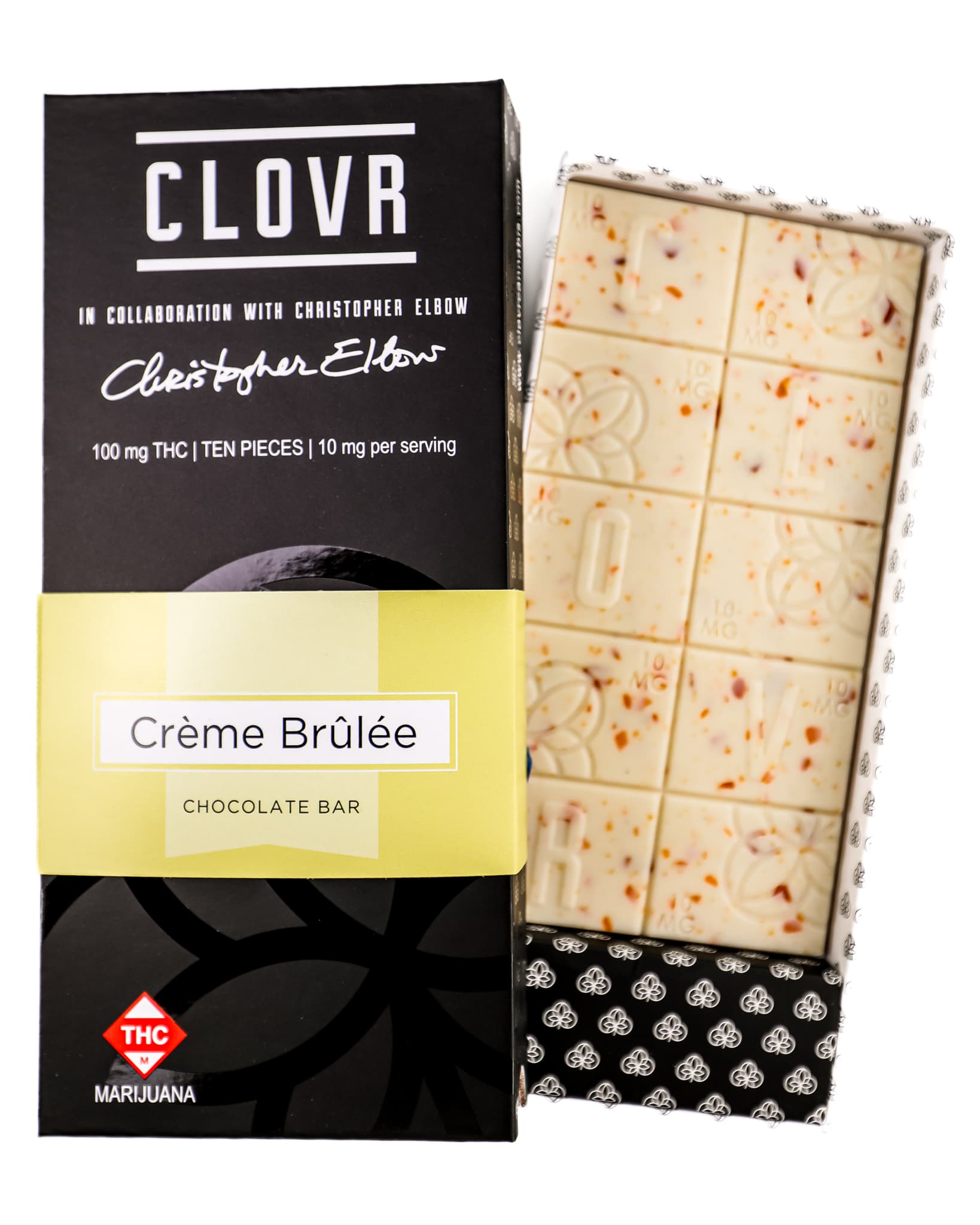 CLOVR Clovr-Chocolate Bar-Creme Brulee--100mg