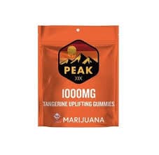 Dixie Tangerine Sativa 1000mg Gummies 10pk - Dixie