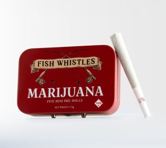 Fish Whistles Blueberry Bubble Gum Pre-Roll 5-Pack | 1.75g
