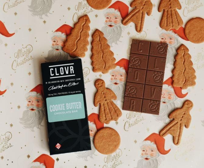 CLOVR Clovr-Chocolate Bar-100mg-10ct-Cookie Butter