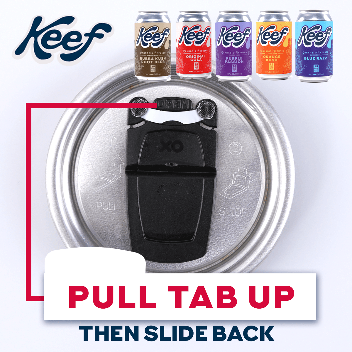 Keef Keef Classic Soda Bubba Kush Root Beer | 25mg