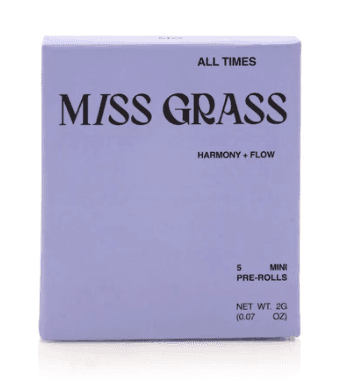 Miss Grass All Times | 5pk Mini Pre-Rolls | 0.4g Each