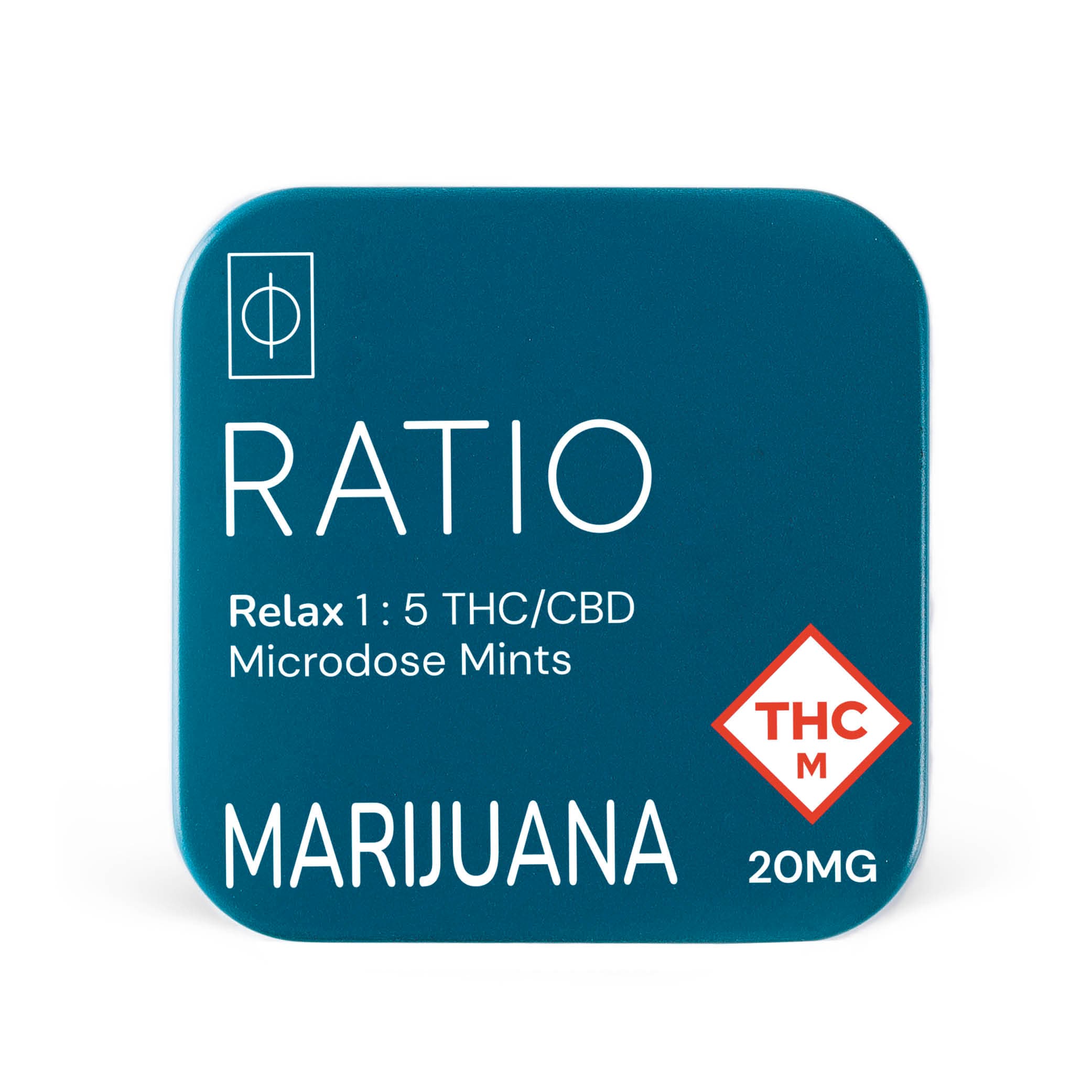 RATIO Relax | 1:5 THC:CBD | Microdose Mints | 20mg (40pcs)