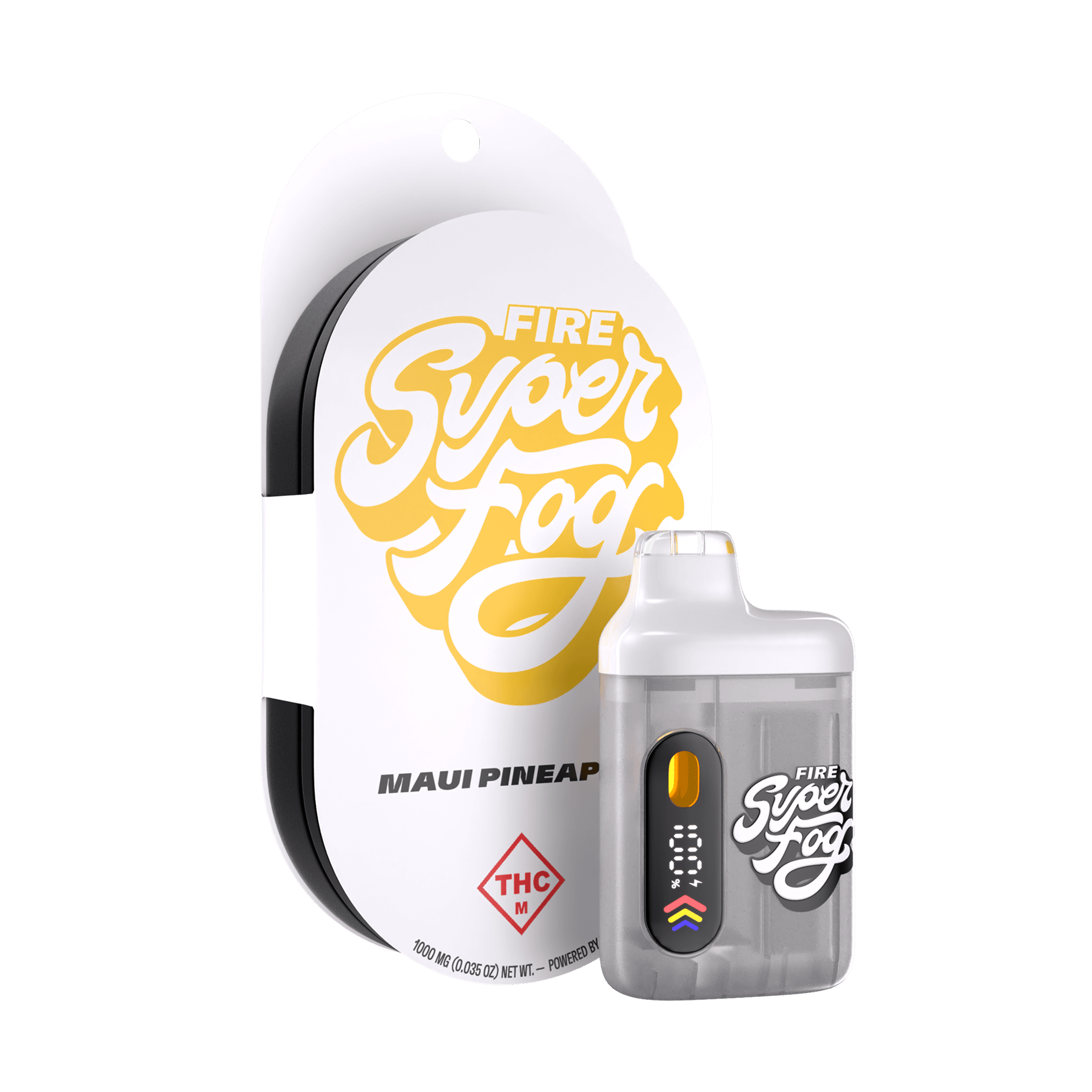 Mfused Fire Super Fog Maui Pineapple Liquid Diamond Disposable | 1g