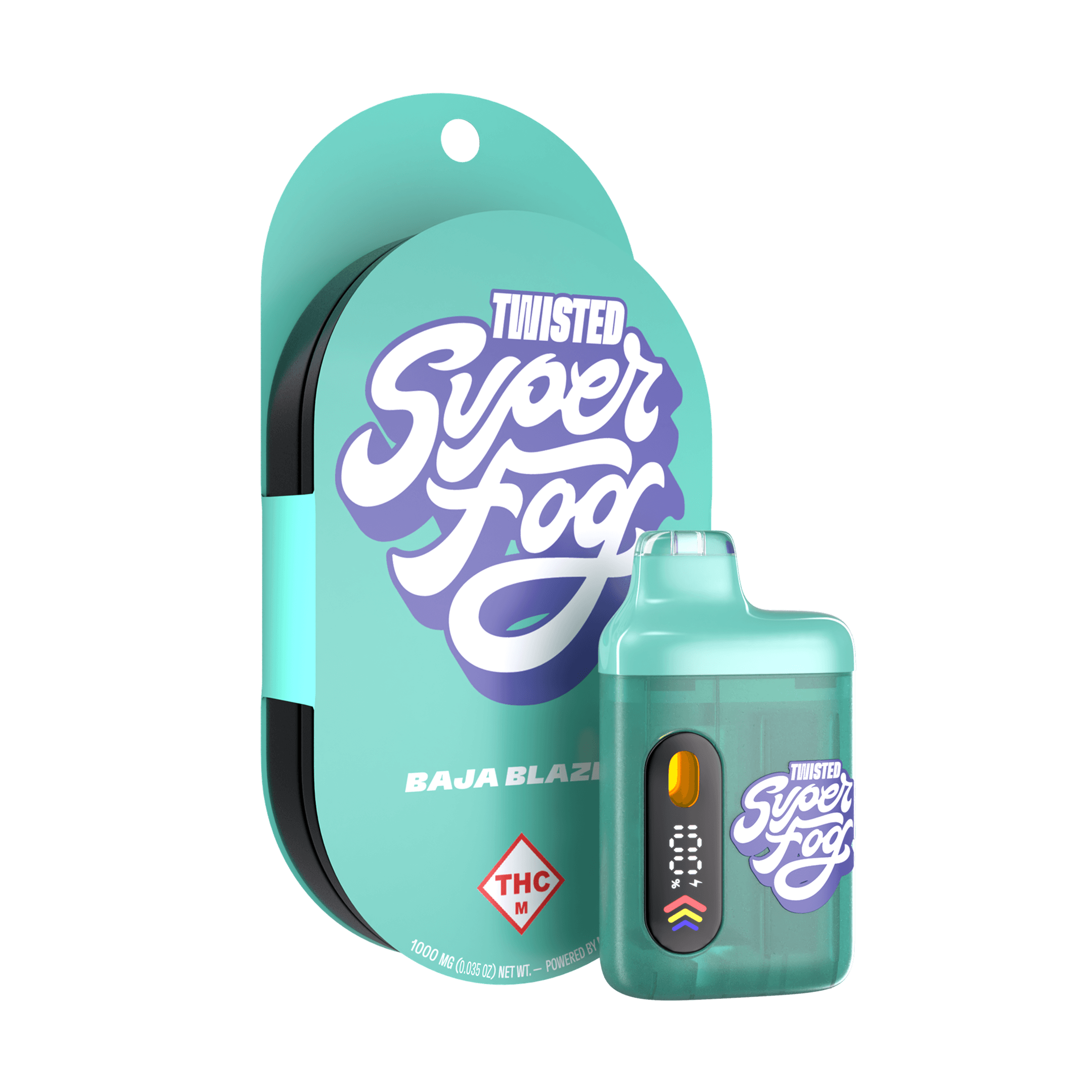 Mfused Twisted Super Fog Baja Blazed Liquid Diamond Disposable | 1g