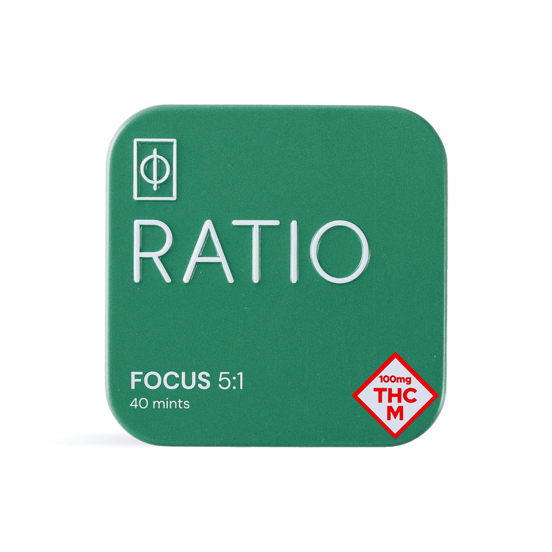 RATIO Focus 5:1 Microdose Mints (100mg)