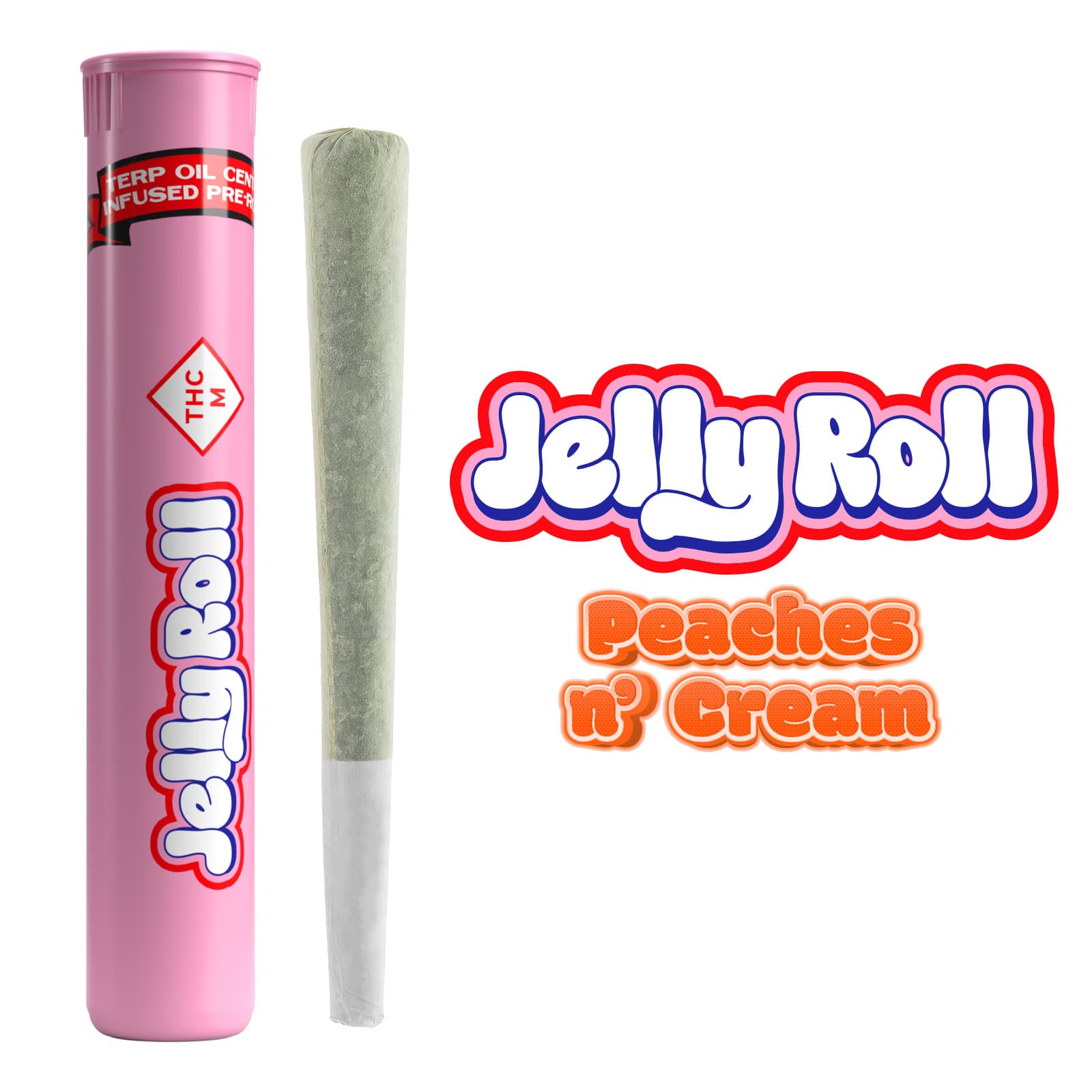 Jelly Roll Infused Pre-Roll Peaches n Cream - 1.1g
