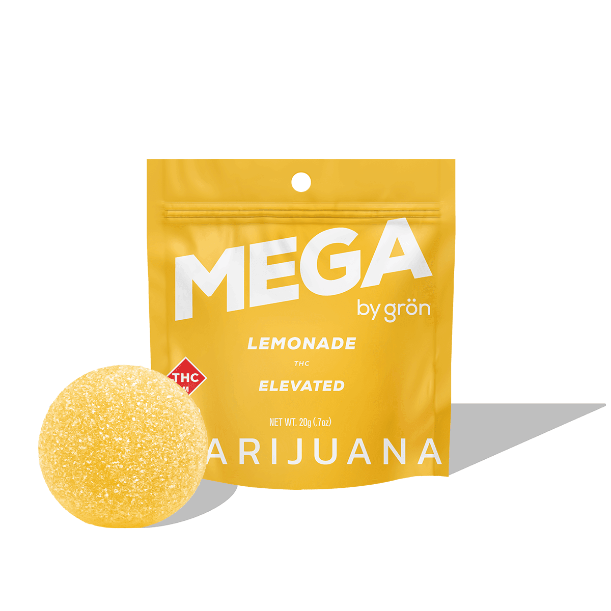 Grön Lemonade | Mega Pearl 100mg