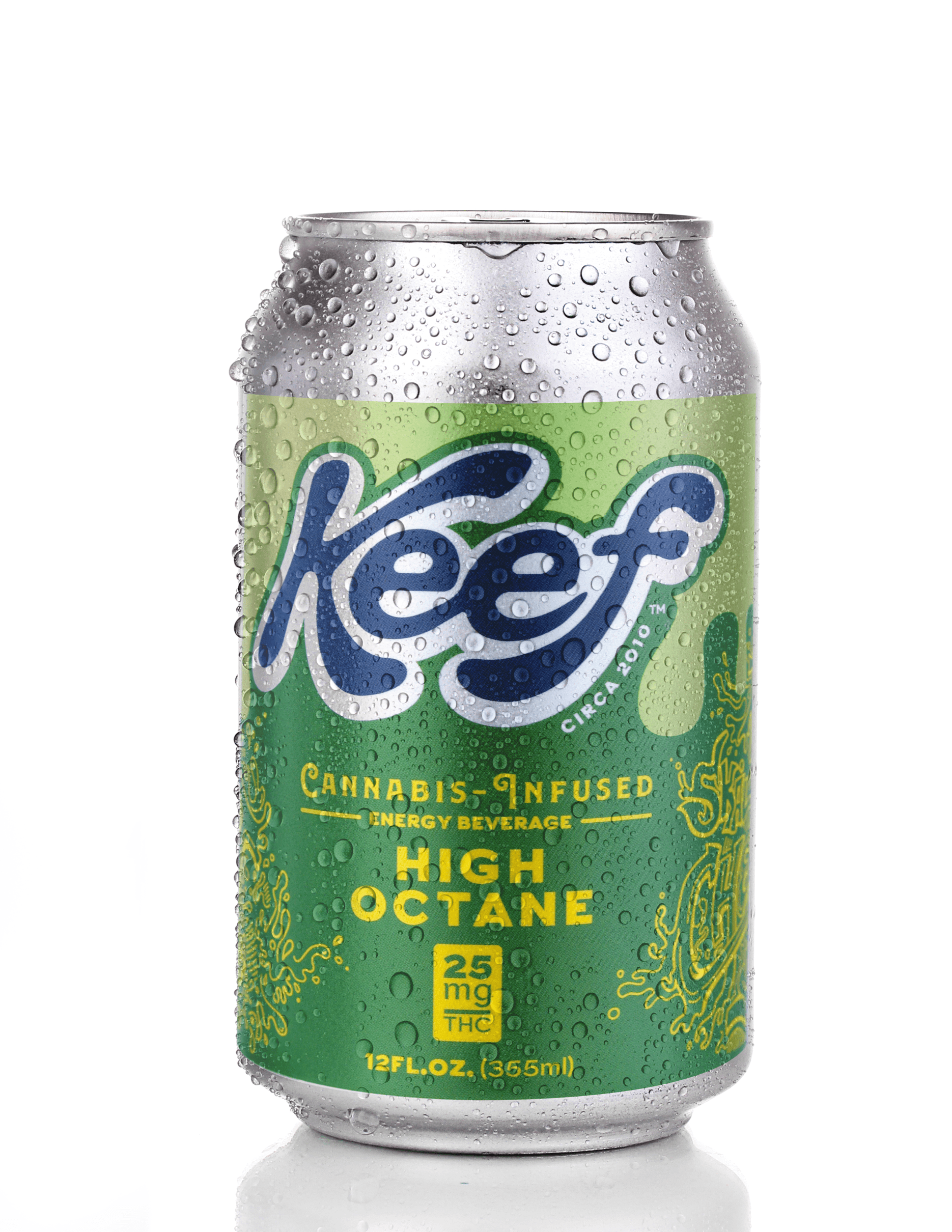 Keef Infused Beverage | High Octane | Energy Soda | 25mg | 12oz