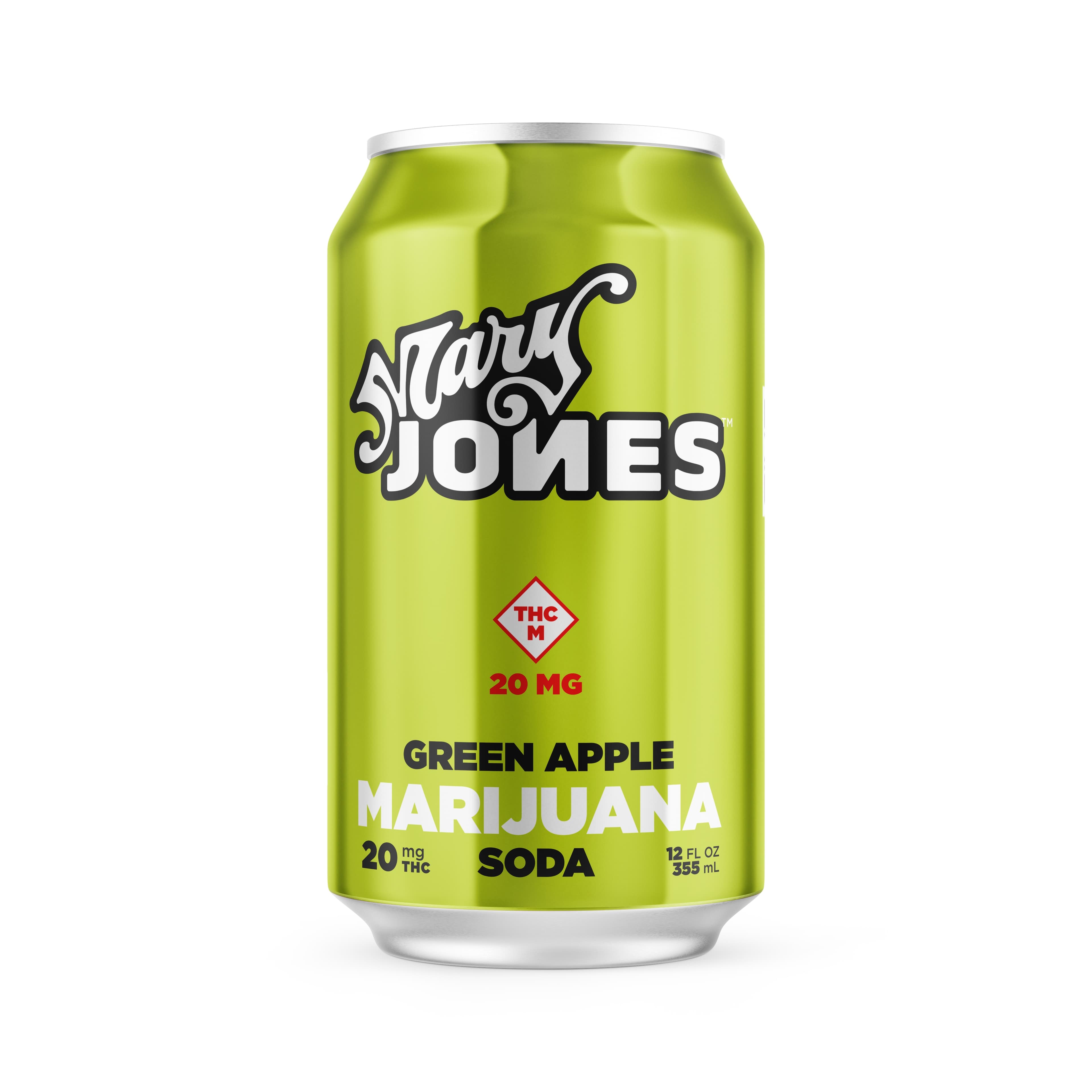 Mary Jones Green Apple | Infused Soda | 20mg