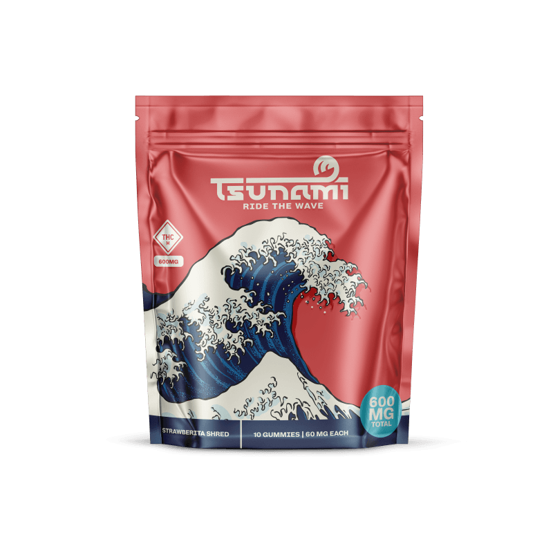 Tsunami Canna Tsunami Gummies | Strawberita Shred | 600mg | 10pk
