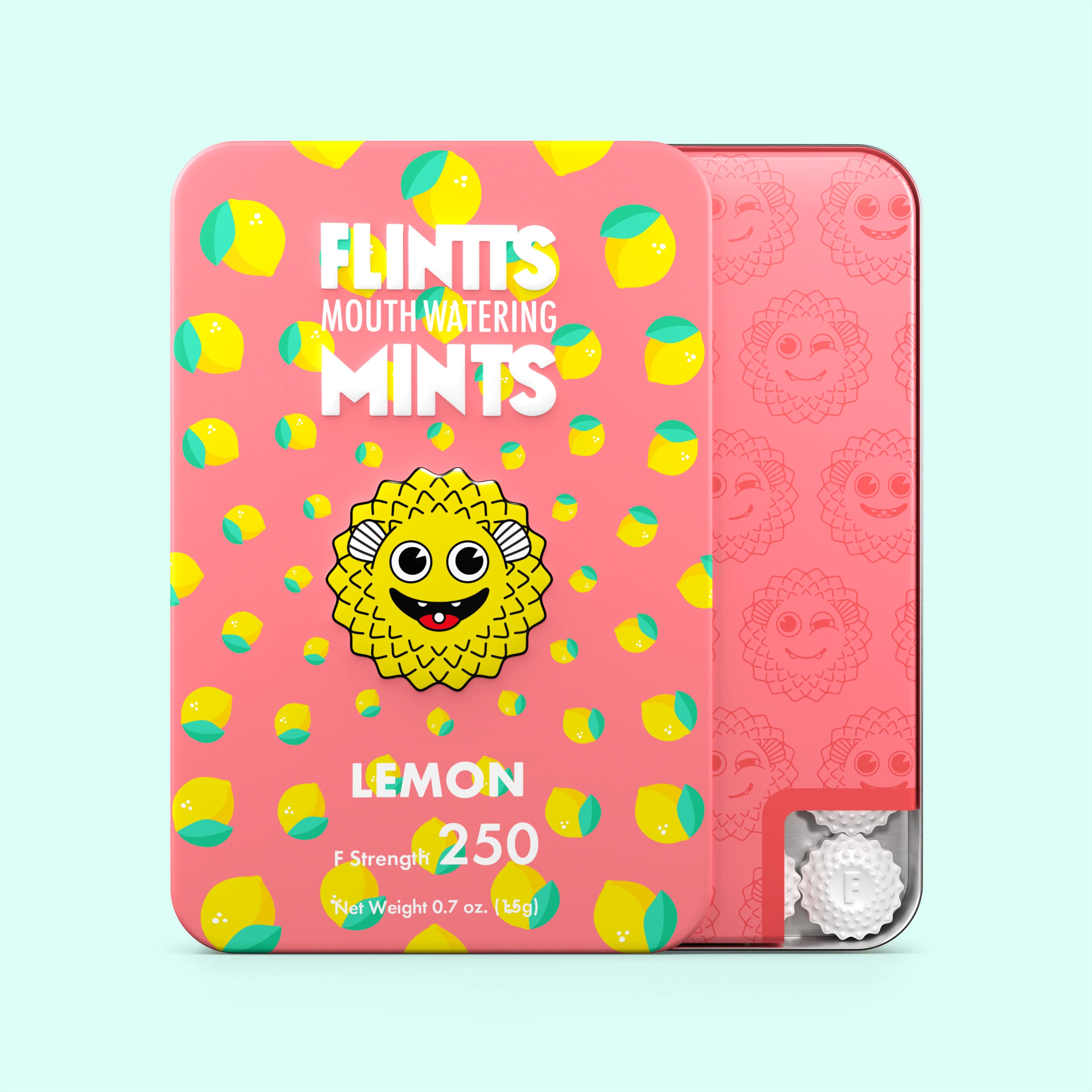 Flintts Mints Lemon Mouth Watering Mints