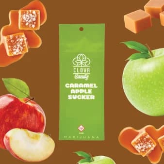 CLOVR Caramel Apple Sucker | 25mg
