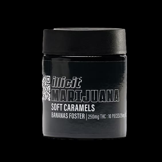 ILLICIT Bananas Foster | Soft Caramels | 100mg (10pcs)