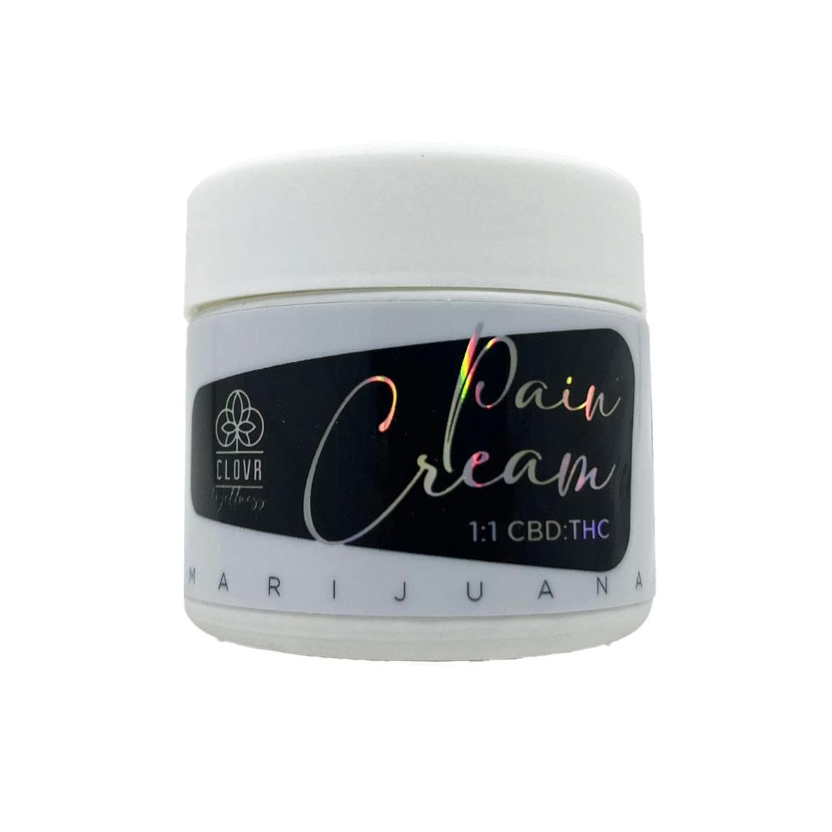 CLOVR Pain Cream 1:1 THC:CBD 100mg