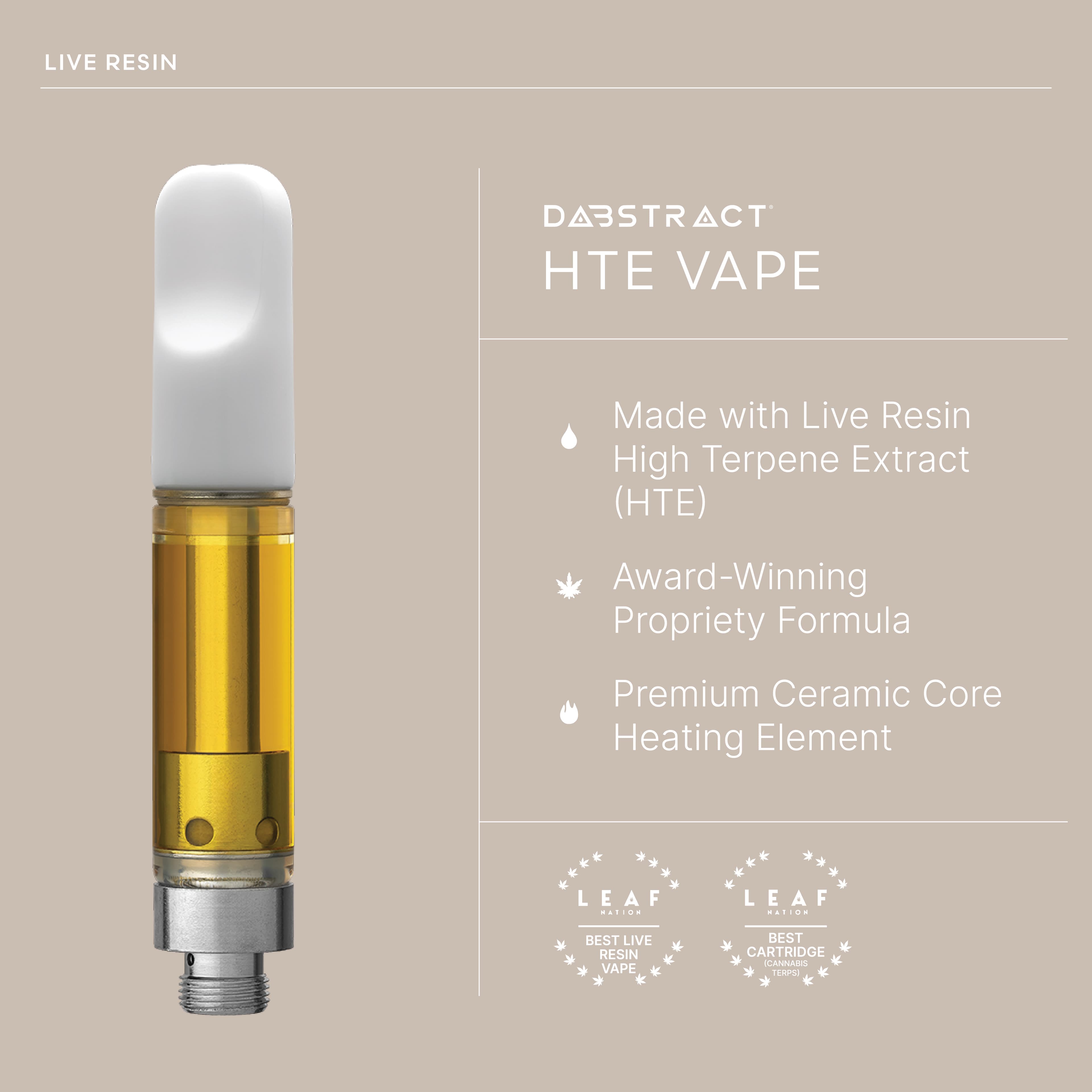Dabstract Wifi X Biscotti Live Resin HTE Vape Cartridge | 1g