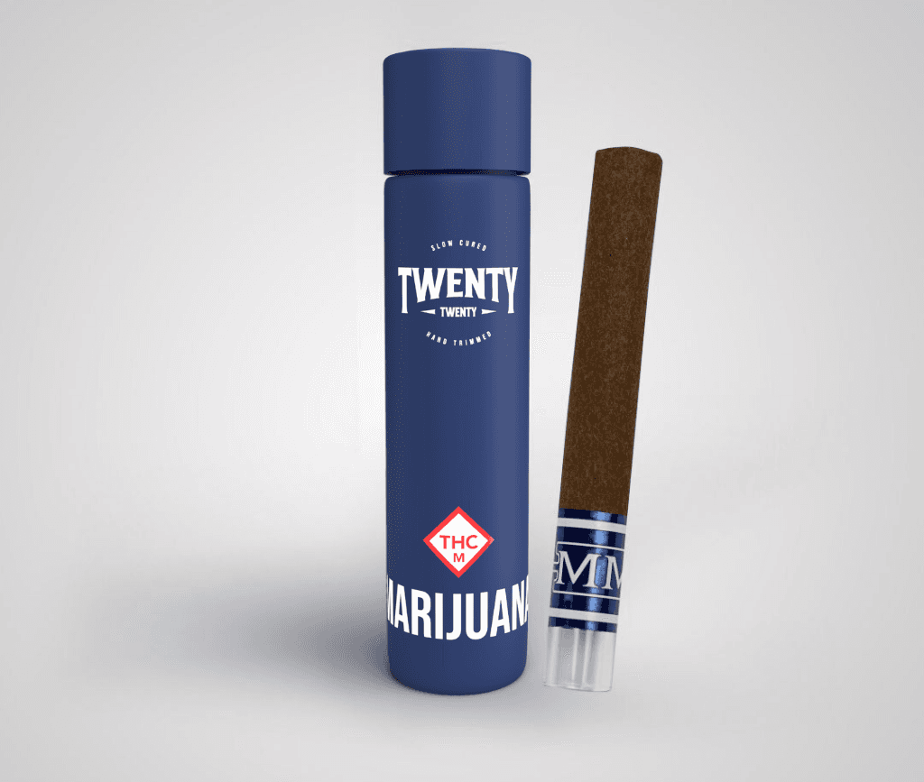 Twenty Twenty PREROLL BLUNT - 2G - HASH BURGER - INDICA