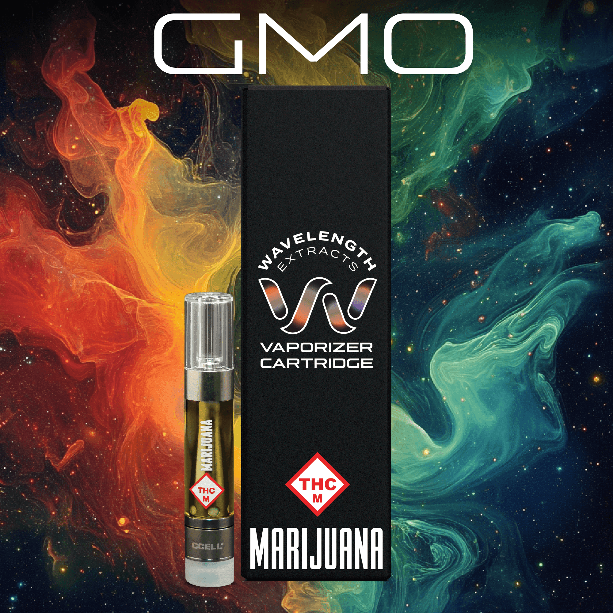 Wavelength Extracts Wavelength: Vape | GMO | Cartridge | 1g Vapes