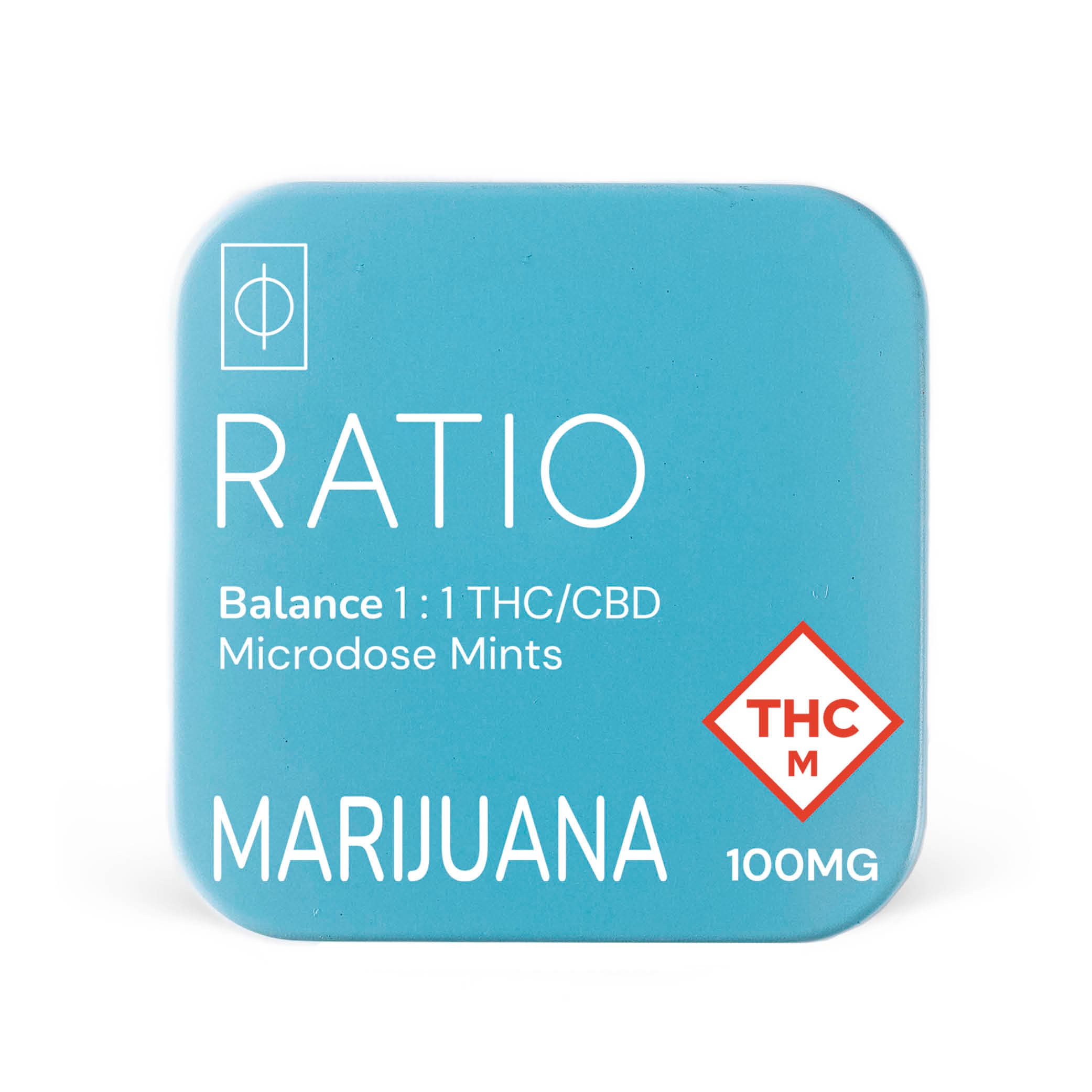 RATIO Balance 1:1 Microdose Mints | 100mg