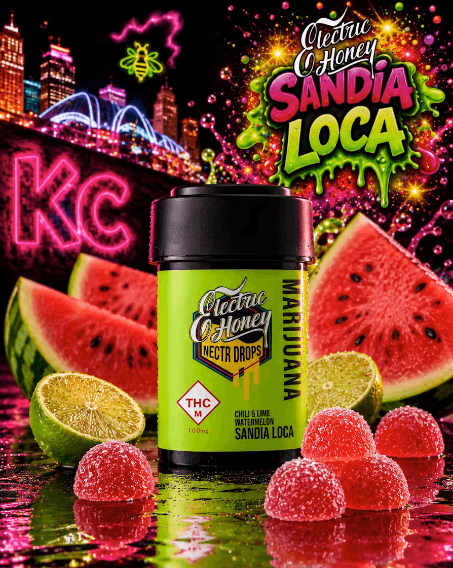 Electric Honey SANDIA LOCA | 100MG {10PK} GUMMIES