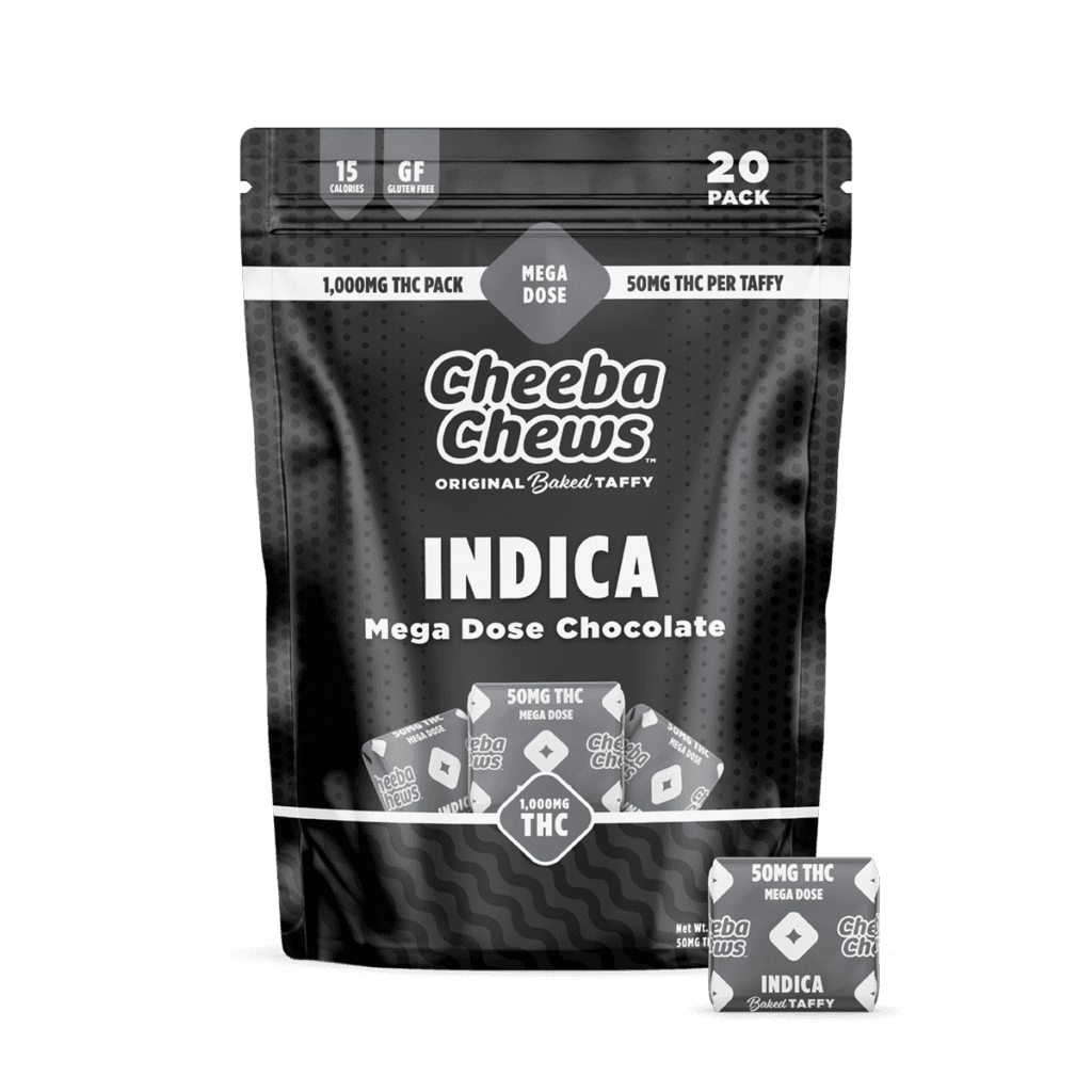 Cheeba Chews Chocolate Indica Taffy 20pk