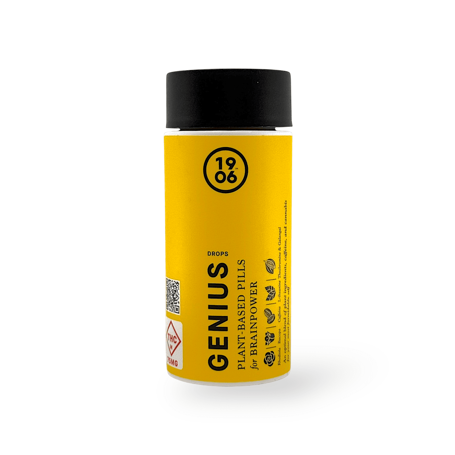 1906 Genius Drops Plant-Based Pills For Brainpower 1:1 (75mg)