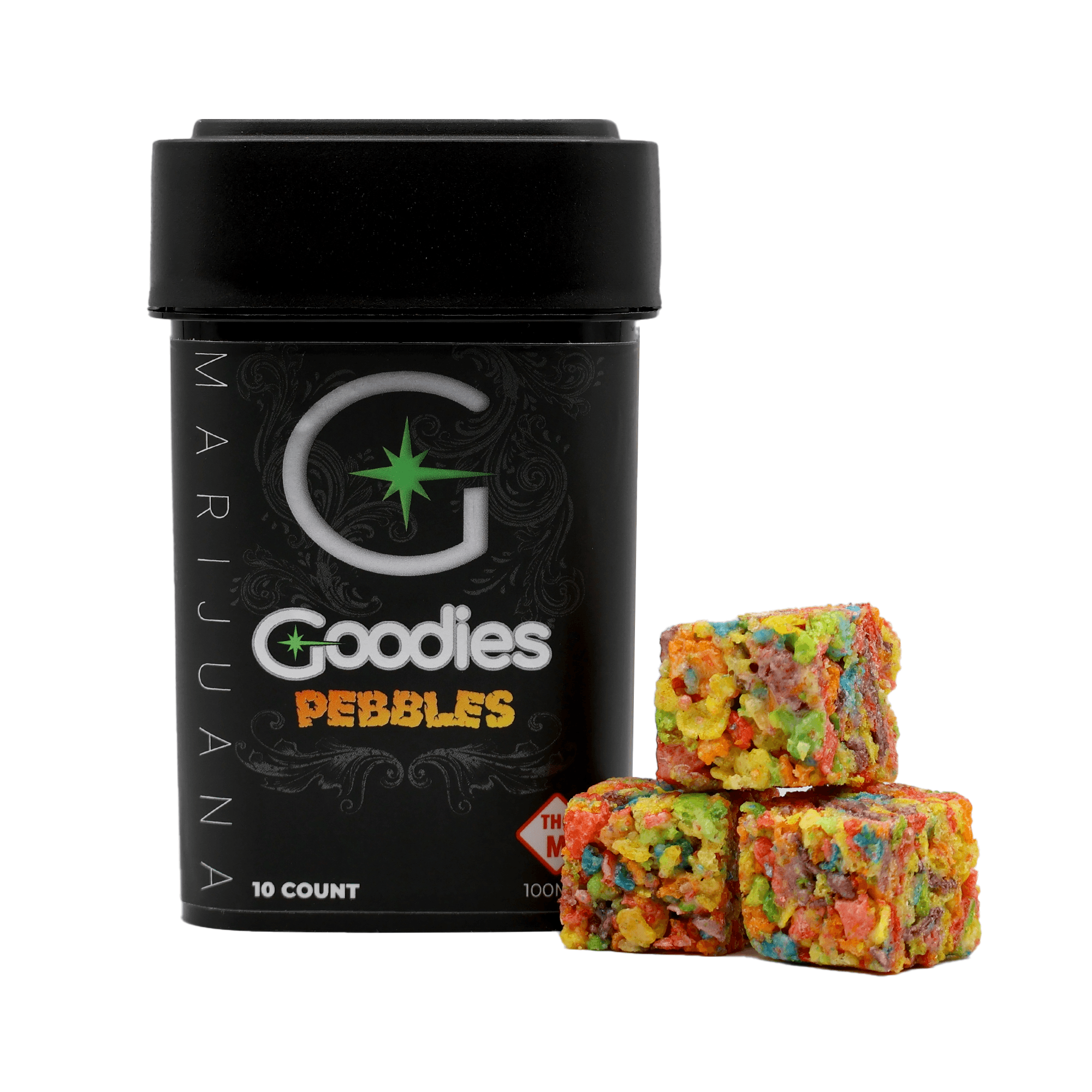 Greenlight Goodies | Pebbles | 100mg | 10pk