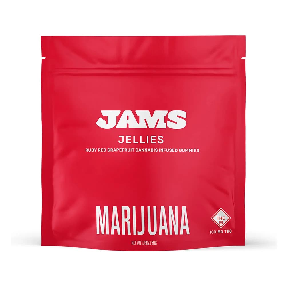 JAMS Classic Ruby Red Grapefruit Jellies (100mg)