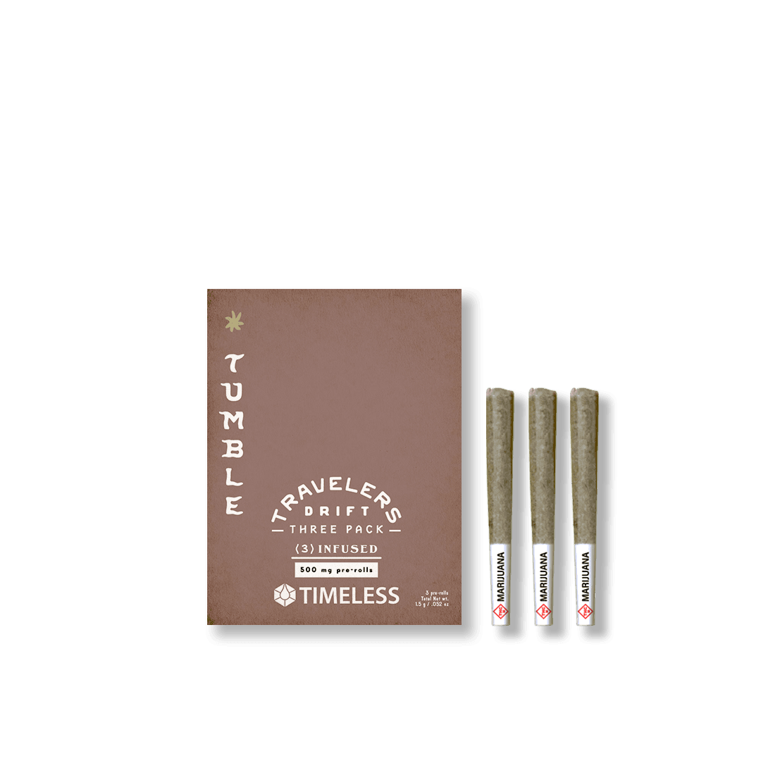 Tumble Blackberry Kush Diamond Infused Preroll 3pk