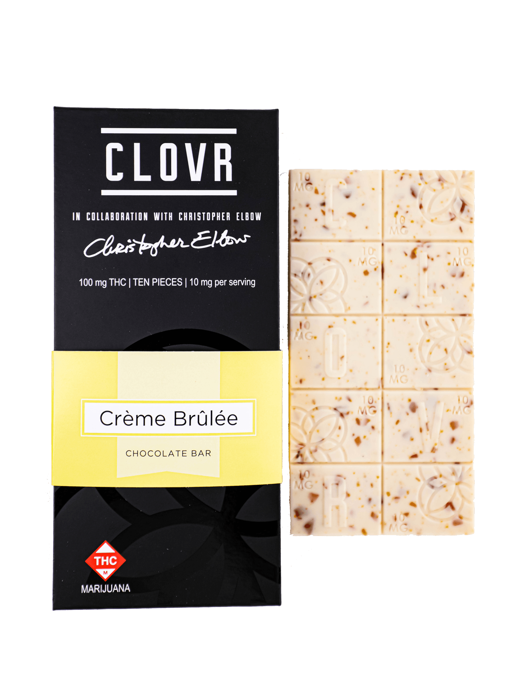 CLOVR Crème Brûlée Chocolate Bar (100mg)