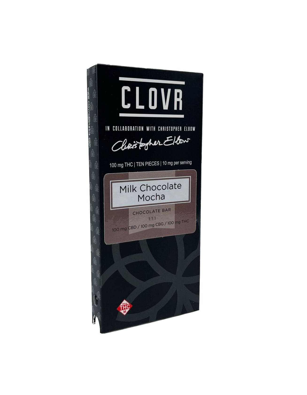 CLOVR Chocolate Bar | Milk Chocolate Mocha 1:1:1 100mg
