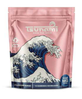 Tsunami Canna Gummies | Tsunami Strawberry Surge 10 Pack