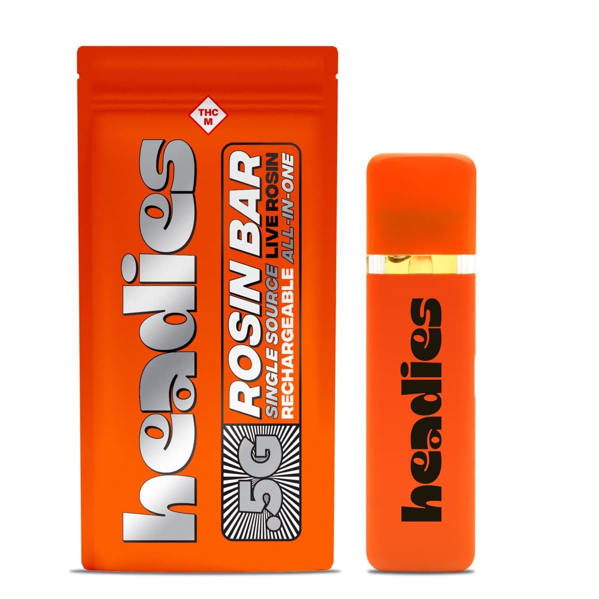 Headies 0.5g Live Rosin Disposable Vape | Garlic Cookies