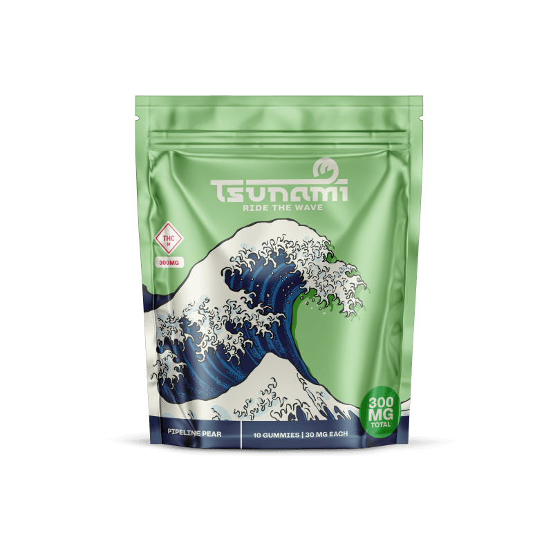 Tsunami Canna Tsunami Gummies | Pipeline Pear | 300mg | 10pk