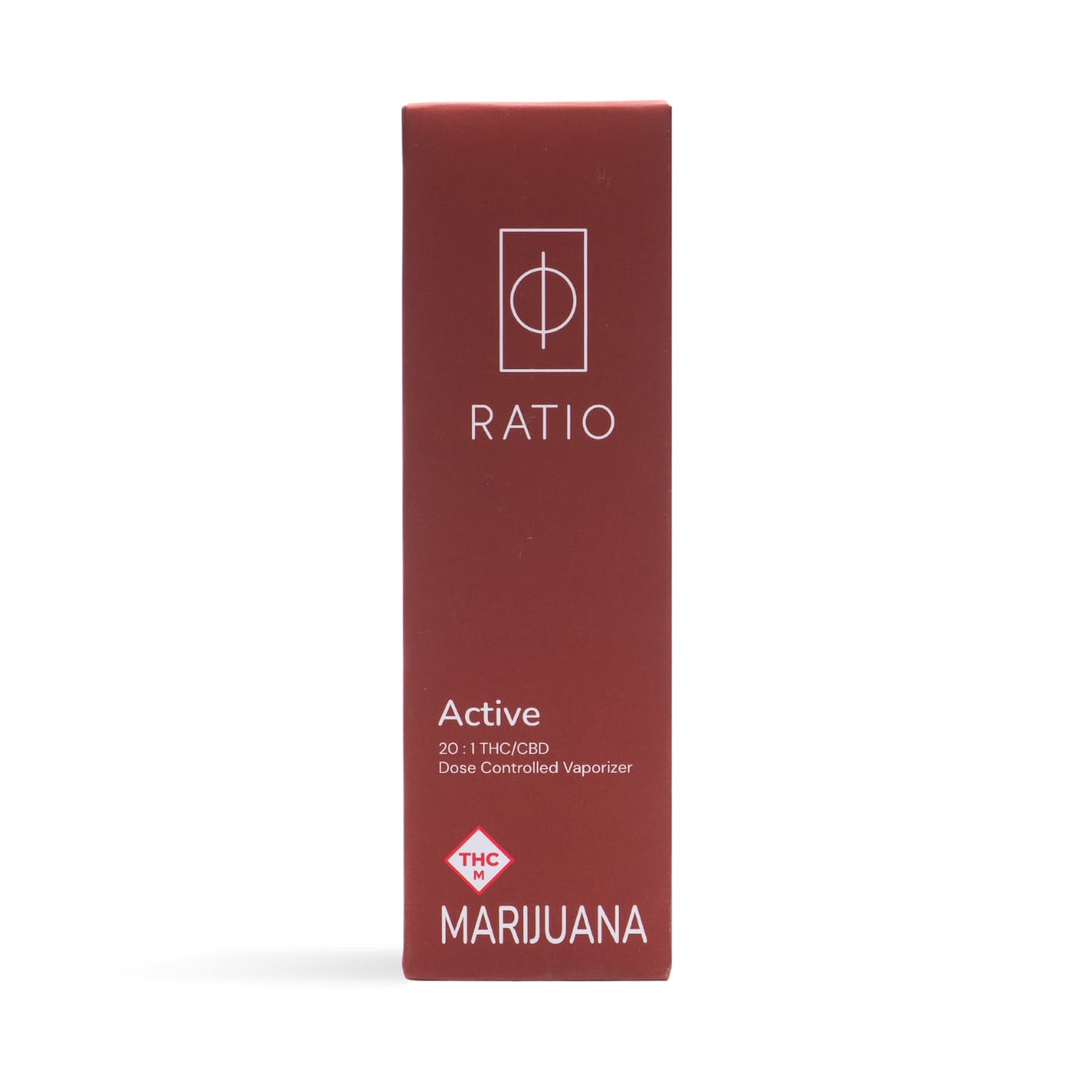 RATIO Active - 20:1 THC:CBD - Dose Controlled All-In-One Cartridge - 0.5g