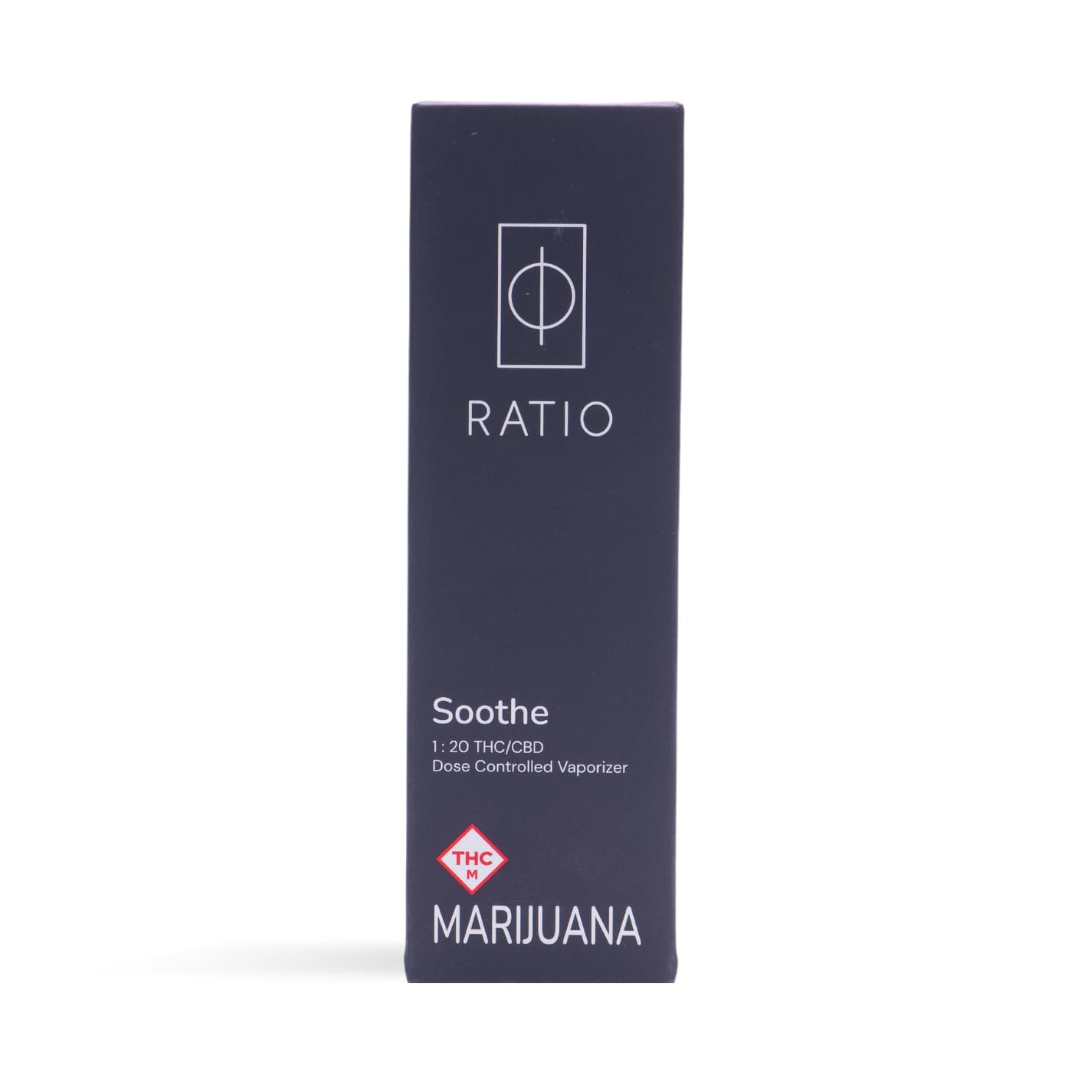 RATIO Soothe - 1:20 THC:CBD - Dose Controlled All-In-One Cartridge - 0.5g