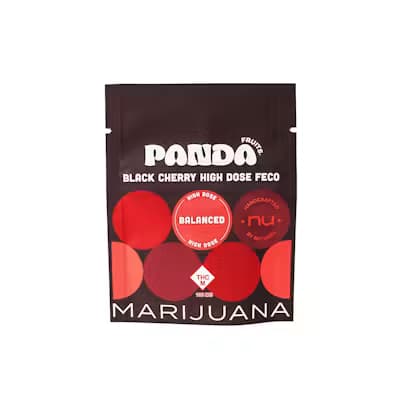 Panda FECO Gummies | Black Cherry | 100mg | 2pk