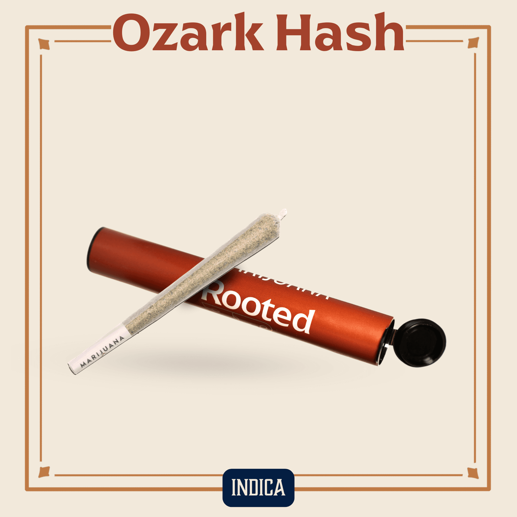 Rooted Ozark Hash Pre-Roll | 1g