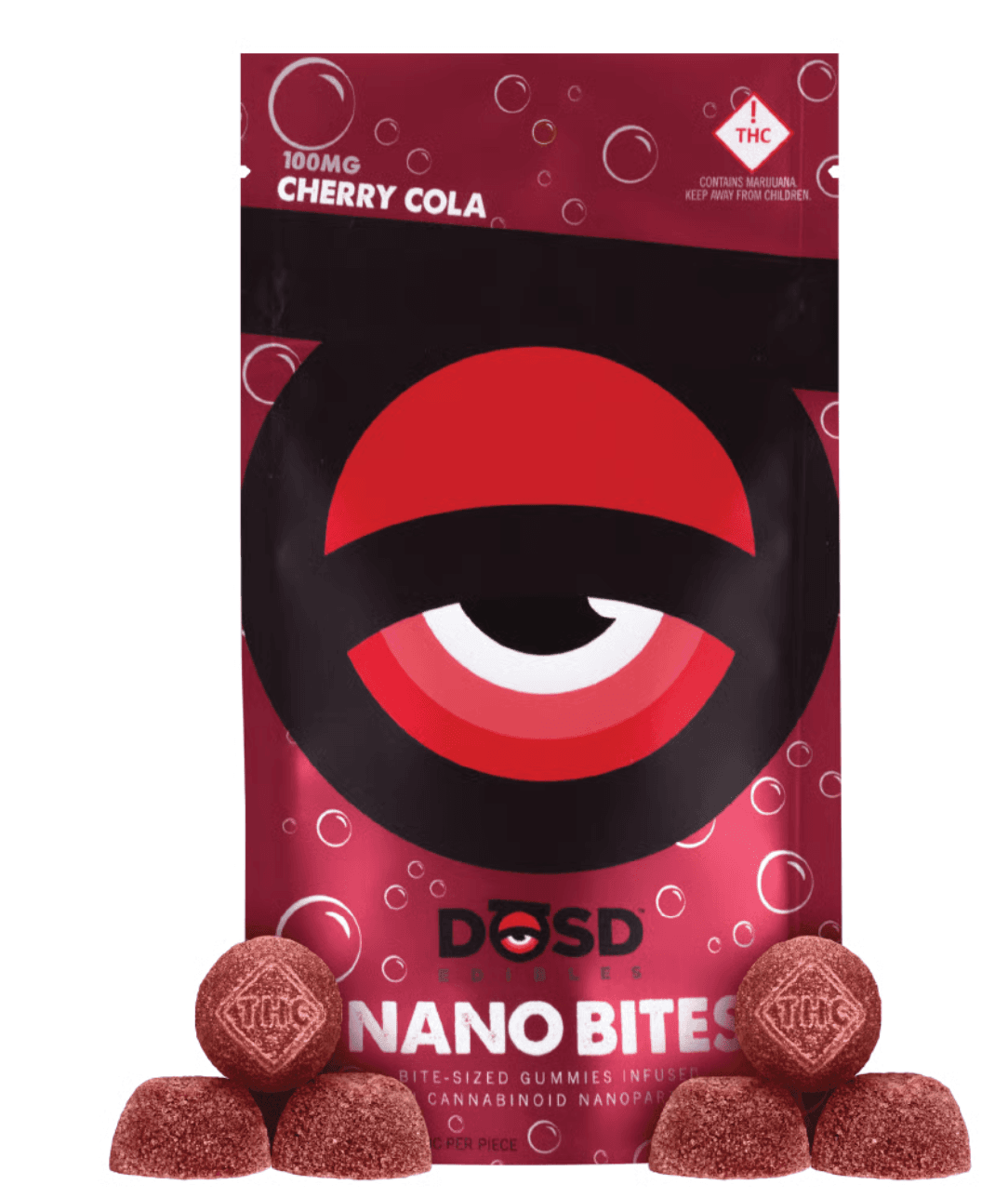 DŌSD Edibles DOSD: 100mg Gummy Nano (Cherry Cola) 10pc x 10mg