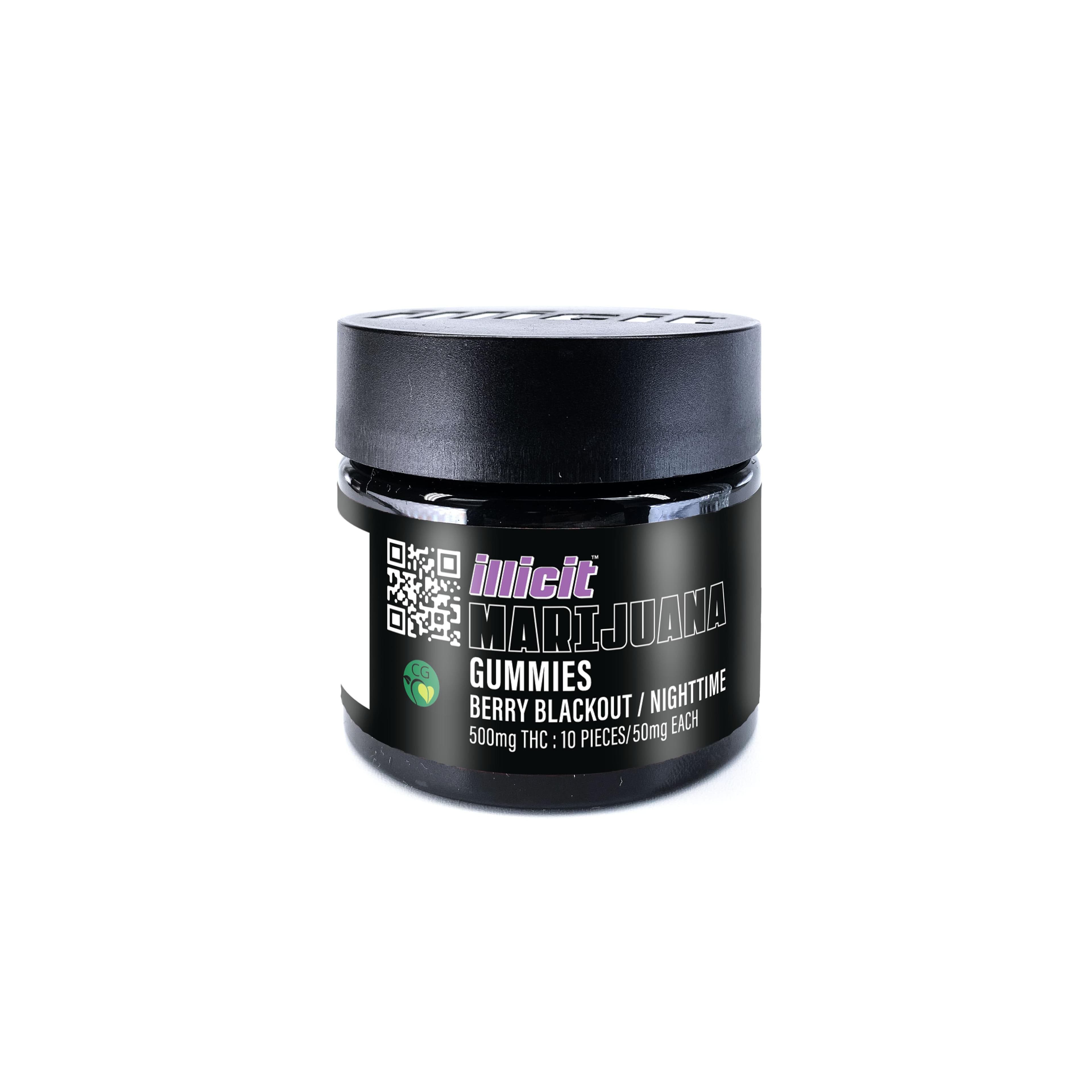 ILLICIT Berry Blackout Nighttime Gummies