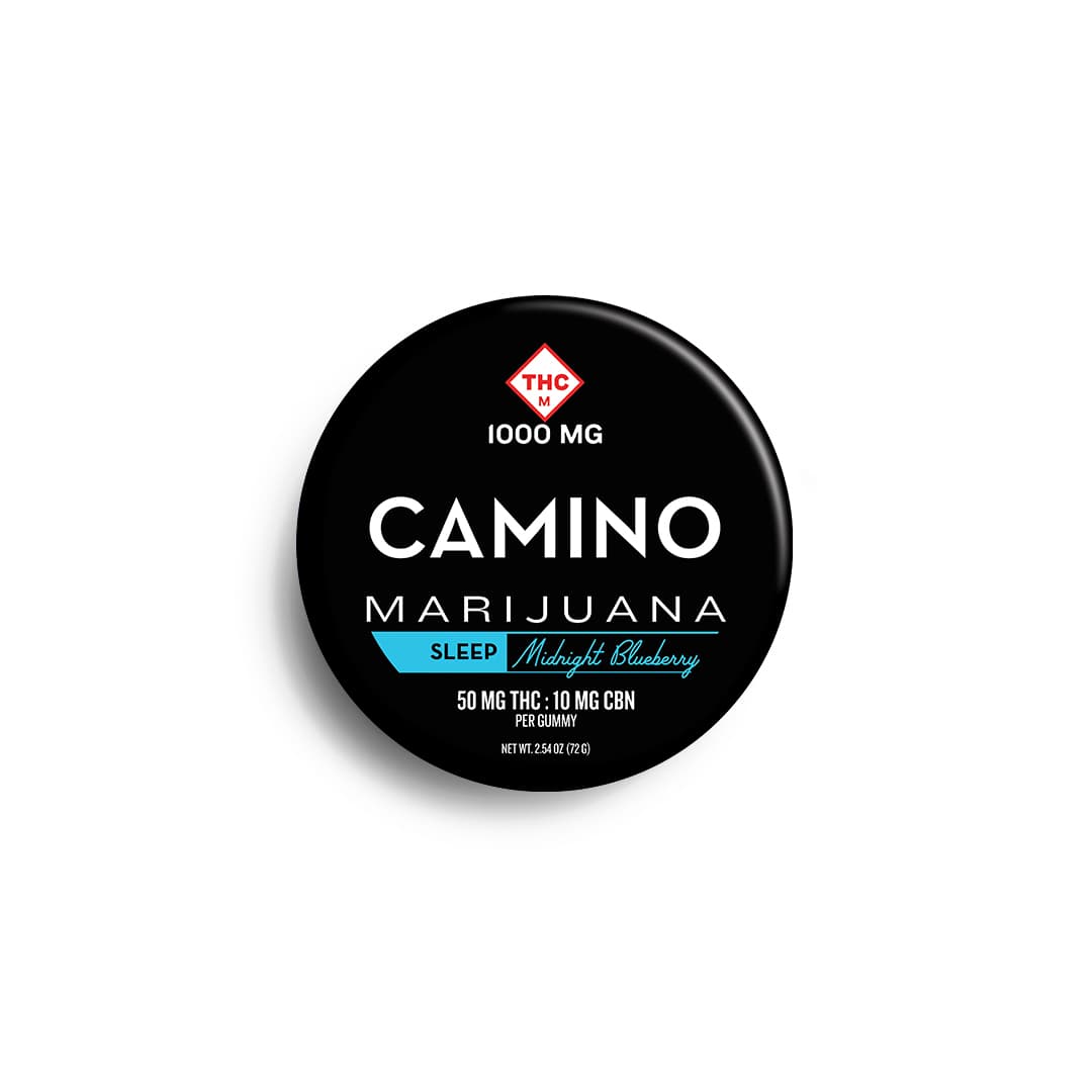 Camino Midnight Blueberry | 5:1 THC:CBN Gummies | 1000mg (20pcs)